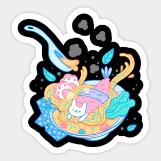 Cat Furai - Ramen Life Sticker